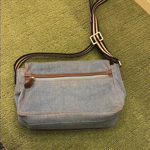 Marc Jacobs Blue Denim chambray messenger crossbody Bag - Picture 2 of 5